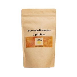 250 g Sunflower Lecithin | Pure Lecithin | High Bioavailability | Produced in Germany | GMO Free