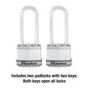 Master Lock M1XTLJ Magnum Heavy Duty Padlock with Key, 2