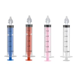 RTRTGS Pack of 4 Nasal Showers, 10 ml Professional Nose Rinse, Nose Washer, Reusable Nose Washer, Safe and Comfortable