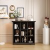 OSCHF Cube Storage Bookcase with Base - Wooden 3 Tiers