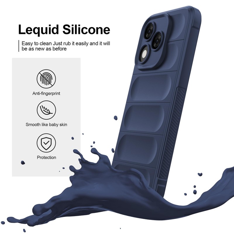 BonYonka Case Compatible with Honor 400 Lite, Shockproof Wave Pattern,