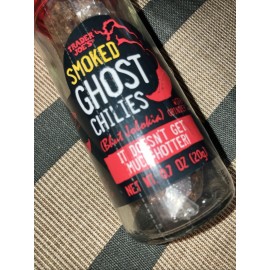 Trader Joe's Smoked Ghost Chilies Grinder Bottle Bhut Jolokia Pepper 0.7oz. NEW