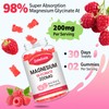 Magnesium Glycinate Gummies, High Absorption Magnesium Glycinate Supplements for Relaxation,