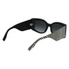 KARL LAGERFELD KL6183S Sunglasses, Black, One Size, black