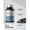 Horbäach Zinc Picolinate 100mg | 180 Capsules | High Potency