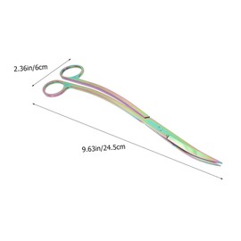 BUGUUYO Stainless Steel Aquarium Clipper Aquatic Plant Scissor with Ergonomic Grip for Precise Fish Tank Scaping and Maintenance Durable Resistant Aquatic Tools for Freshwater Kits