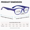 Gr8Sight 12 Pack Women's Cat-Eye Reading Glasses with Polka Dot