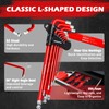 SEDY 30-Piece Long Arm Ball End L-Hex & Torx Key