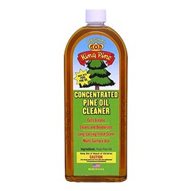 King Pine Concentrated Pine Oil Multi-Surface Cleaner Industrial Strength, Gold, 12 fl oz