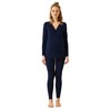 Vertbaudet Pregnancy and Breastfeeding Pyjamas 2 Piece Set, Printed Ink
