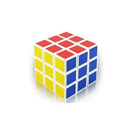 Cube Speed Cube, 3 x 3 x 3, World Standard Color Scheme Ver.2.0, Smooth Rotation, Competition Specific, 3D Puzzle (6 Sides Complete Capture Included) (White Body)