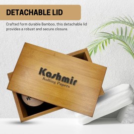 Kashmir Premium Bamboo Stash Box with Accessories, Jar & Grinder