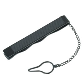 DonDon Men's Stainless Steel Tie Clip, stainless steel, Without Stone