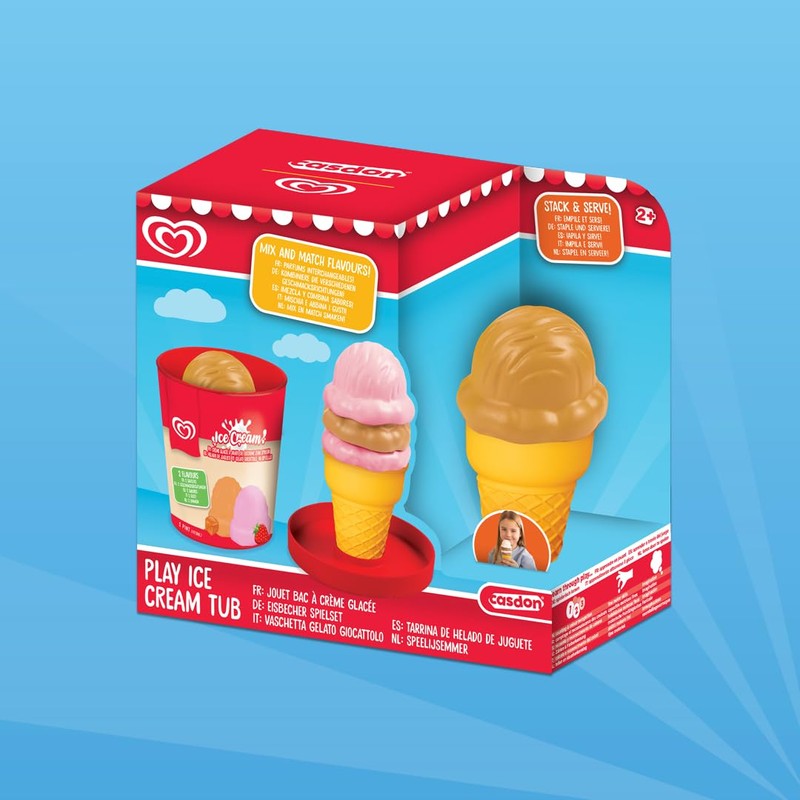 Casdon barattolo gelati giocattolo ufficiale Algida - Fragola e caramello