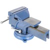 6" Heavy Duty Bench Vise with Anvil Swivel Table Top