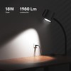 Clamp Light, 18W Machine Light, 1800 Lumens Flexible Lathe Work