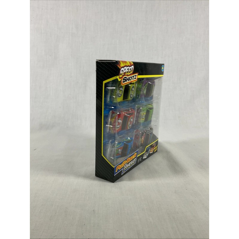 Speed Shotz Pull Back Powered Toy Race Cars