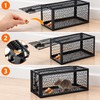 Reusable Metal Mouse Trap Cage for Indoor Rodent Control –