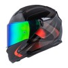 LS2 Helmets Assault/Rapid/Stream Pinlock Ready Escudo exterior (verde iridium)
