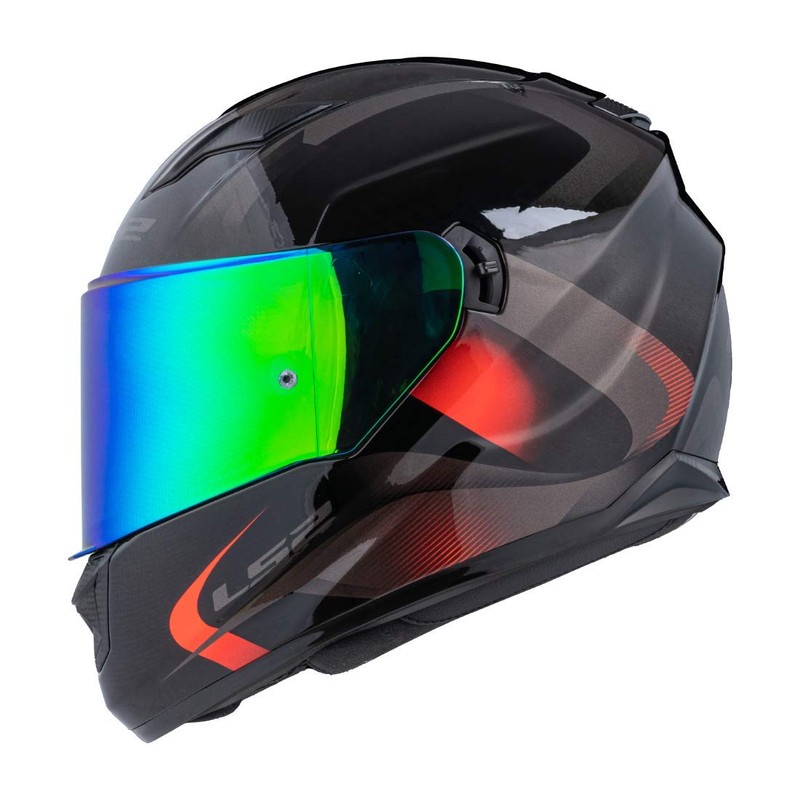LS2 Helmets Assault/Rapid/Stream Pinlock Ready Escudo exterior (verde iridium)