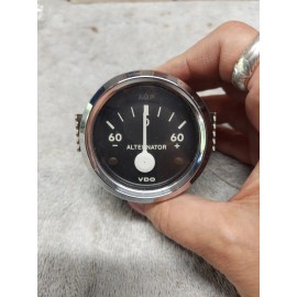 VDO #1914 Illum. Marine Alternator 60 - 0 - 60 Amp Ammeter Gauge 2-1/16" (4SE-4)