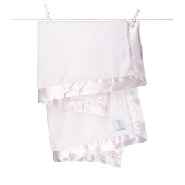 Little Giraffe Luxe Stroller Baby Blanket, Pink, 29" x 35"