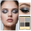 Erinde Eyeshadow Palette, 4 Colours, Matt & Glitter Eyeshadow Palette,