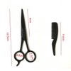 ERINGOGO 3Pcs Beard Scissors Set Precision Stainless Steel Trimming Tools