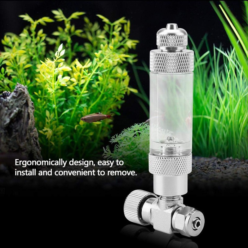 Aquarium CO2 Check Valve, Aquarium System CO2 Regulator Stainless Steel