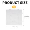 4PCS Hama Beads Pegboard - Plastic Fuse Beads Pegboards, 5mm