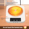 Sourdough Starter Warmer with Glass Dome, Precise 1°F Thermostat Control
