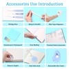 Mini Office Supply Kit, Blue Stapler with Staples and Tape