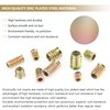 Kindroufly 146 Pieces 1/4"-20, 5/16"-18, 3/8"-16 Threaded Inserts, Nut Inserts,