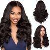 Sidaila Wigs for Women, Synthetic Lace Hairline Wig, Middle Part