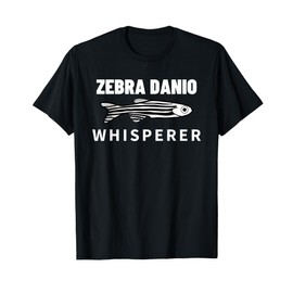 Zebra Danio Whisperer Funny Fish Lover Aquarium Gift T-Shirt