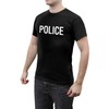 Rothco 2-Sided Police T-Shirt (US, Alpha, X-Large, Regular, Regular, Black)