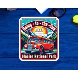Going To The Sun Road Sticker 3.1" Glacier National Park Montana Vinyl Decal
