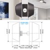 Gobrico 5 Keyed Alike Entrance Double Cylinder Deadbolts with Same