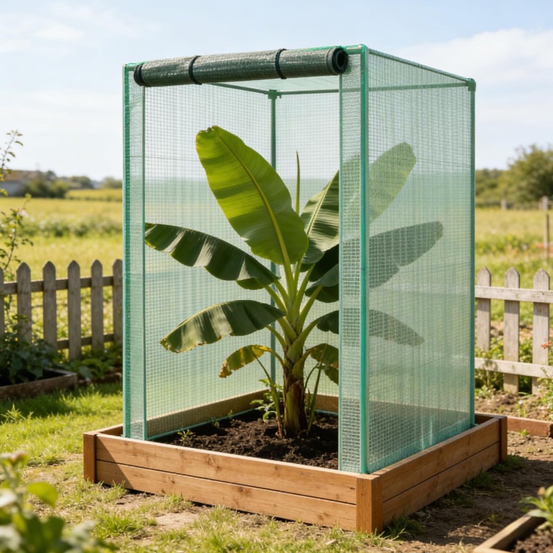 4'x4'x6' Crop Cage Plant Protection Netting Tent | Easy Installment