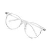 Craebuer Clear Glasses for Women Men, Retro Round Blue light