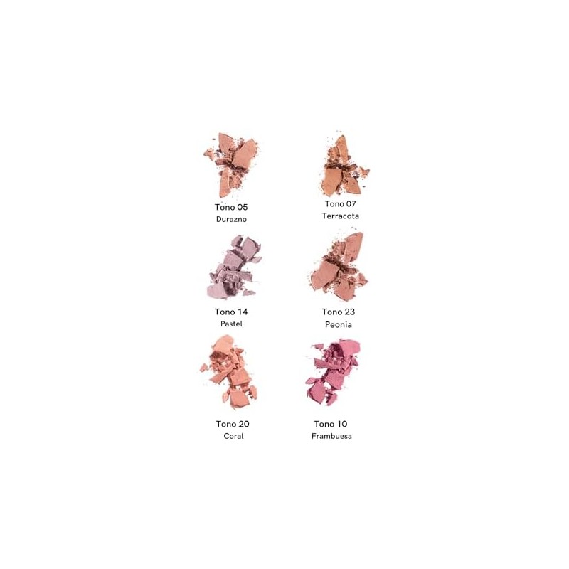 Set/Kit Rubor Blush en Polvo Para Rostro Bissú Nuevo (6