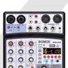 Portable 4 Channels BT Audio Sound Mixer Multifunctional Mixing DJ