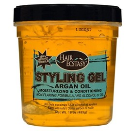 Hair Ecstasy Styling Gel 16oz Argan Oil