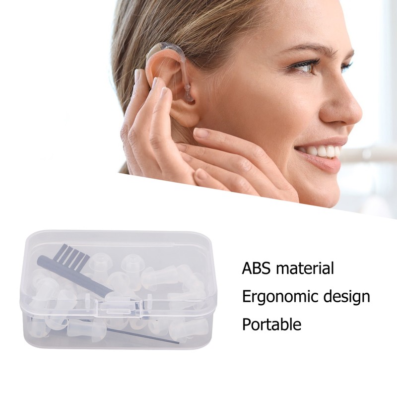 Hearing Amplifier Dome Ear Tip Earplug Set Hearing Amplifier Cleaning