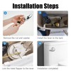 Toilet Handle Lever Flush Replacement Kit - 2-Pack Universal Toilet