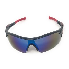 MyUV Polarized Sports Sunglasses for Men Women Youth Running Baseball Cycling Fishing Golf Motorcycle Tac Glasses UV400 (Black-Red, 70)