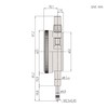 Mitutoyo Dial Indicator, Flat End Cover, ISO Design, Shockproof, 10