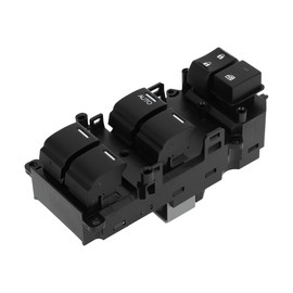 A ABSOPRO Power Window Switch No.35750T6DH01 Front Left Driver Side Window Control Switch for Honda Odyssey 2015-2019 Black