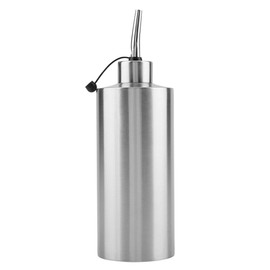 Oil Bottle, 550ml Stainless Steel Oil Bottle Vinegar Sauce Dispenser Container Home Kitchen Supplies Oil Dispenser (A)