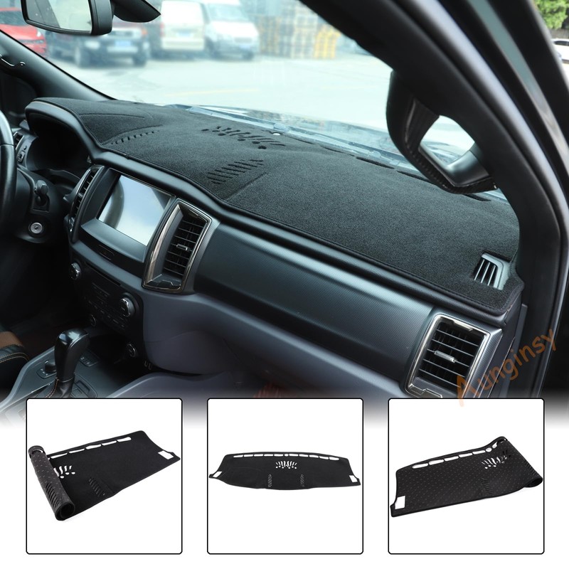 Aunginsy Car Dashboard Cover Mat Compatible with Ford Ranger 2015-2022